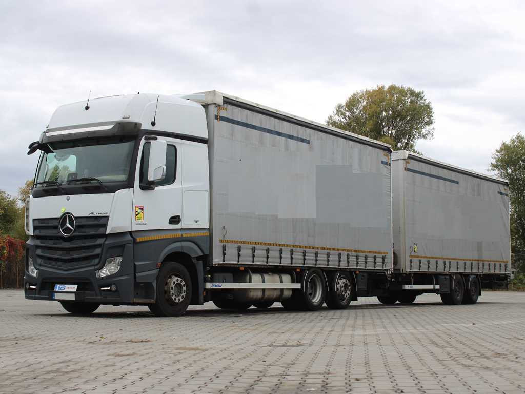 Mercedes-Benz Actros 2542, 6X2, LIFTING AXLE + PANAV TVK18M - Lastbil med presenning: billede 1 Mercedes-Benz Actros 2542, 6X2, LIFTING AXLE + PANAV TVK18M - Lastbil med presenning: billede 1