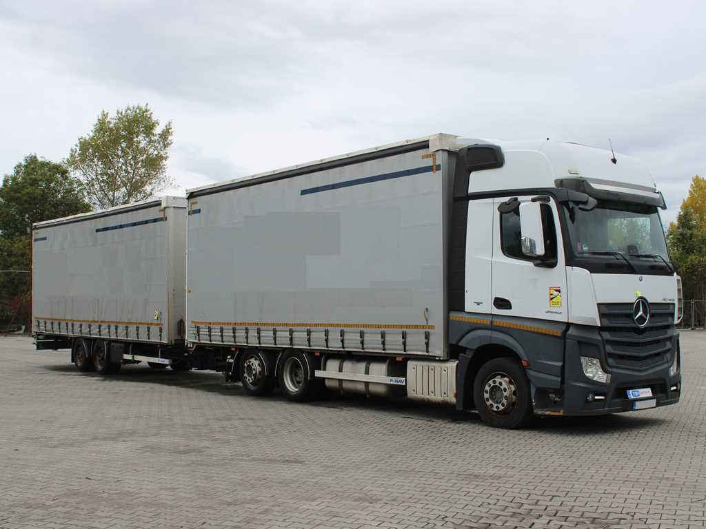 Mercedes-Benz Actros 2542, 6X2, LIFTING AXLE + PANAV TVK18M - Lastbil med presenning: billede 3 Mercedes-Benz Actros 2542, 6X2, LIFTING AXLE + PANAV TVK18M - Lastbil med presenning: billede 3