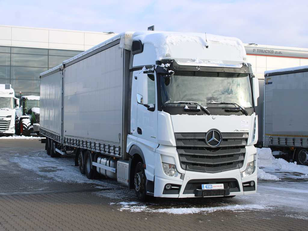 Mercedes-Benz Actros 2545, 6X2, EURO 6, AIR SUSPENSION, DRIVE-THROUGH + PANAV - Lastbil med presenning: billede 3 Mercedes-Benz Actros 2545, 6X2, EURO 6, AIR SUSPENSION, DRIVE-THROUGH + PANAV - Lastbil med presenning: billede 3