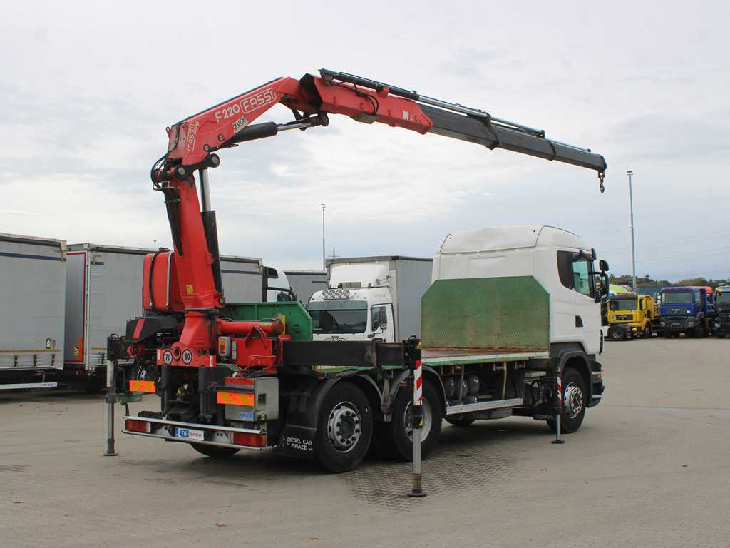 Scania R 500, 6X2, EURO 4, OPTICRUISE, HYDRAULIC ARM FASSI F220A.23 - Lastbil med lad, Lastbil med kran: billede 4 Scania R 500, 6X2, EURO 4, OPTICRUISE, HYDRAULIC ARM FASSI F220A.23 - Lastbil med lad, Lastbil med kran: billede 4
