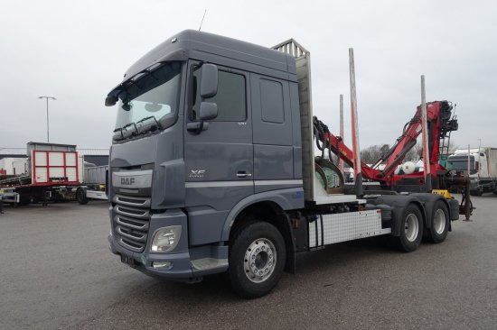 DAF FAT XF 510 mit Penz Ladekran 15Z8.70 inkl. Holzgreifer 6x4 - Tømmerbil: billede 1 DAF FAT XF 510 mit Penz Ladekran 15Z8.70 inkl. Holzgreifer 6x4 - Tømmerbil: billede 1
