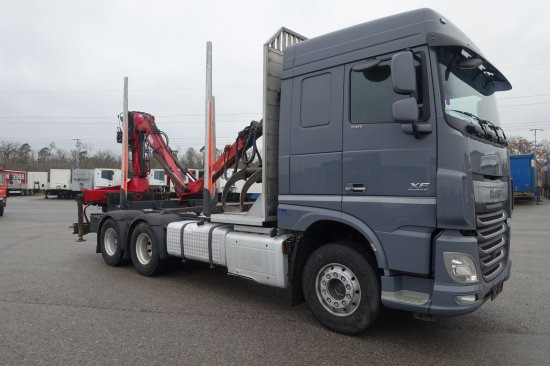 DAF FAT XF 510 mit Penz Ladekran 15Z8.70 inkl. Holzgreifer 6x4 - Tømmerbil: billede 3 DAF FAT XF 510 mit Penz Ladekran 15Z8.70 inkl. Holzgreifer 6x4 - Tømmerbil: billede 3