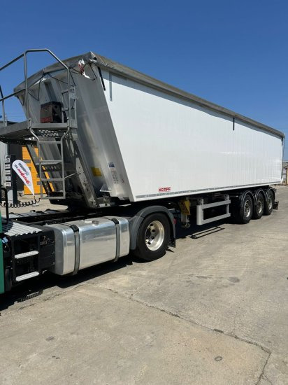 Kempf SKM 39 Alu-Kastenmulde 55m³ Rollplane - Tipvogn sættevogn: billede 1 Kempf SKM 39 Alu-Kastenmulde 55m³ Rollplane - Tipvogn sættevogn: billede 1