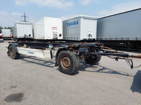 Krone AZ 18, Standard-Lafette Krone-Achsen, - Containerbil/ Veksellad påhængsvogn: billede 1 Krone AZ 18, Standard-Lafette Krone-Achsen, - Containerbil/ Veksellad påhængsvogn: billede 1