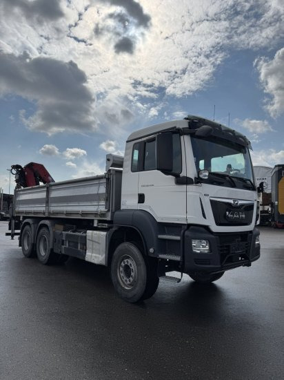 MAN TGS 26.430 6x4 3-Seitenkipper, HMF 2020K-RC Heckkran abnehmbar, - Tipvogn lastbil, Lastbil med kran: billede 3 MAN TGS 26.430 6x4 3-Seitenkipper, HMF 2020K-RC Heckkran abnehmbar, - Tipvogn lastbil, Lastbil med kran: billede 3