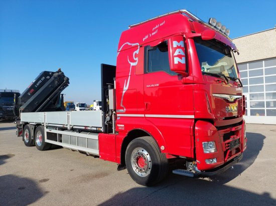 MAN TGX 26.510 BL Pritsche, Intarder, HIAB X-HIPRO 558EP-5, Alu-Felgen, Lenkachse, - Lastbil med lad, Lastbil med kran: billede 3 MAN TGX 26.510 BL Pritsche, Intarder, HIAB X-HIPRO 558EP-5, Alu-Felgen, Lenkachse, - Lastbil med lad, Lastbil med kran: billede 3