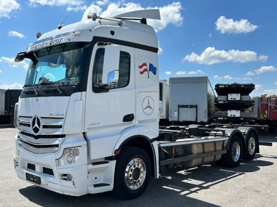 Mercedes-Benz Actros 2545 6x2 BDF E6, Retarder, Alufelgen - Containerbil/ Veksellad lastbil: billede 1 Mercedes-Benz Actros 2545 6x2 BDF E6, Retarder, Alufelgen - Containerbil/ Veksellad lastbil: billede 1