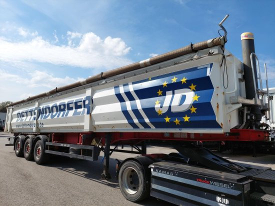 Schwarzmüller K10VLN3 Stahlmulde, Portaltüren, Alufelgen, Liftachse, 60m3 - Tipvogn sættevogn: billede 5 Schwarzmüller K10VLN3 Stahlmulde, Portaltüren, Alufelgen, Liftachse, 60m3 - Tipvogn sættevogn: billede 5