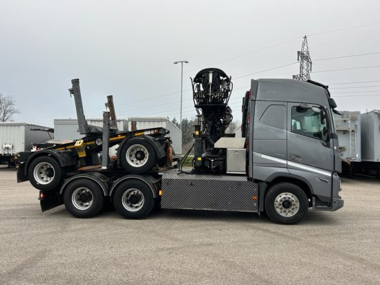 Volvo FH 16 650 6x4 Langholzzug + Doll M2K-9L Nachläufer mit Palfinger Epsilon S260C96, I-Shift, Retarder, - Tømmerbil, Lastbil med kran: billede 4 Volvo FH 16 650 6x4 Langholzzug + Doll M2K-9L Nachläufer mit Palfinger Epsilon S260C96, I-Shift, Retarder, - Tømmerbil, Lastbil med kran: billede 4