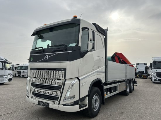 Volvo FH 500 6X2 Euro6, Retarder, Pritsche, Palfinger PK22002-EH - Lastbil med lad, Lastbil med kran: billede 1 Volvo FH 500 6X2 Euro6, Retarder, Pritsche, Palfinger PK22002-EH - Lastbil med lad, Lastbil med kran: billede 1