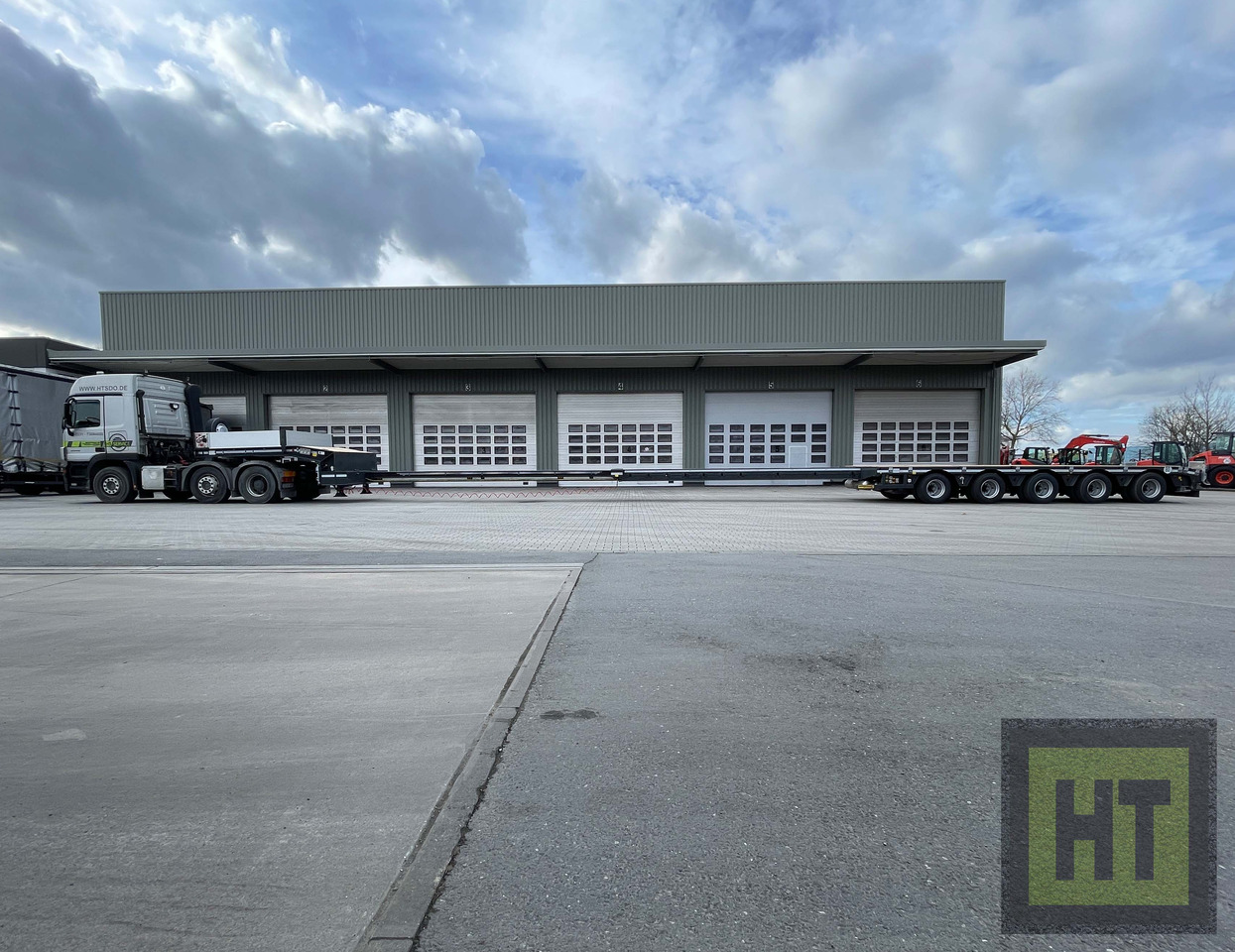 Faymonville 5-Achs-Doppel-Tele-Semi-Sattelauflieger - Nedbygget platform sættevogn: billede 5 Faymonville 5-Achs-Doppel-Tele-Semi-Sattelauflieger - Nedbygget platform sættevogn: billede 5