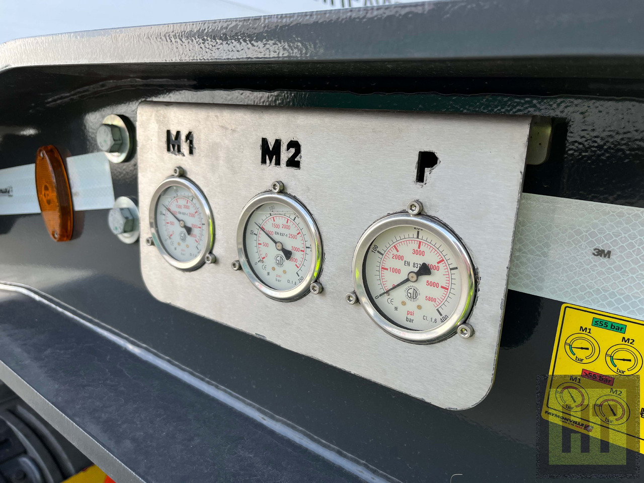 Faymonville 5-Achs-Tele-Semi mit Halbachsen "Twinaxle" und hydr. Rampen - Nedbygget platform sættevogn: billede 4 Faymonville 5-Achs-Tele-Semi mit Halbachsen "Twinaxle" und hydr. Rampen - Nedbygget platform sættevogn: billede 4