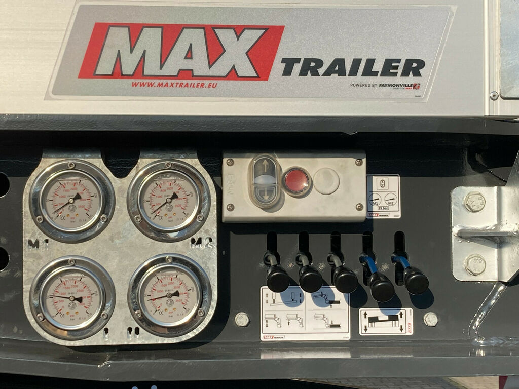 Faymonville MAX Trailer 2-Achs-Tiefbett mit Pendelachsen  - Nedbygget platform sættevogn: billede 4 Faymonville MAX Trailer 2-Achs-Tiefbett mit Pendelachsen  - Nedbygget platform sættevogn: billede 4