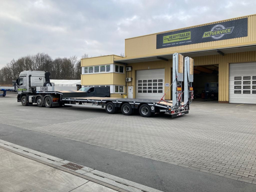 Faymonville MAX Trailer 3-Achs-Tele-Semi m. hydr. Rampen-nlla  - Nedbygget platform sættevogn: billede 2 Faymonville MAX Trailer 3-Achs-Tele-Semi m. hydr. Rampen-nlla  - Nedbygget platform sættevogn: billede 2