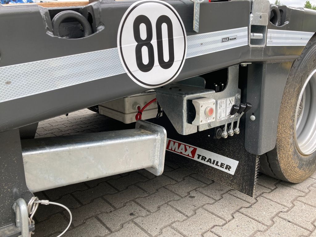 Faymonville MAX Trailer 4-Achs-Tele-Semi mit hydr. Rampen  - Nedbygget platform sættevogn: billede 4 Faymonville MAX Trailer 4-Achs-Tele-Semi mit hydr. Rampen  - Nedbygget platform sættevogn: billede 4