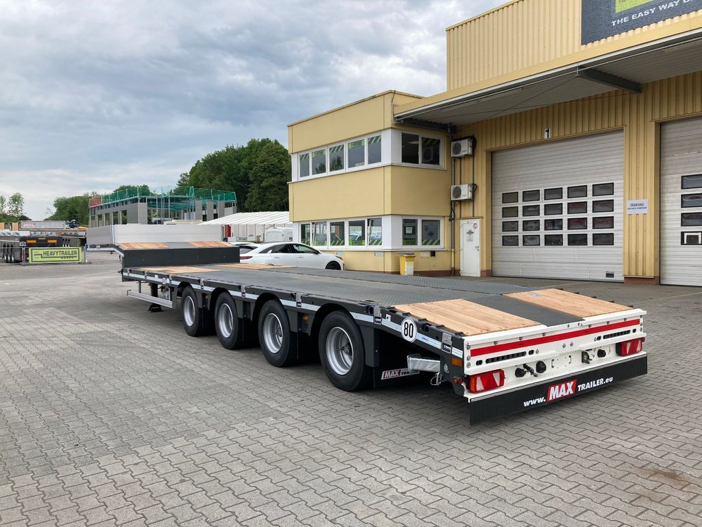 Faymonville MAX Trailer 4-Achs-Tele-Semi-nachlaufgelenkt  - Nedbygget platform sættevogn: billede 1 Faymonville MAX Trailer 4-Achs-Tele-Semi-nachlaufgelenkt  - Nedbygget platform sættevogn: billede 1