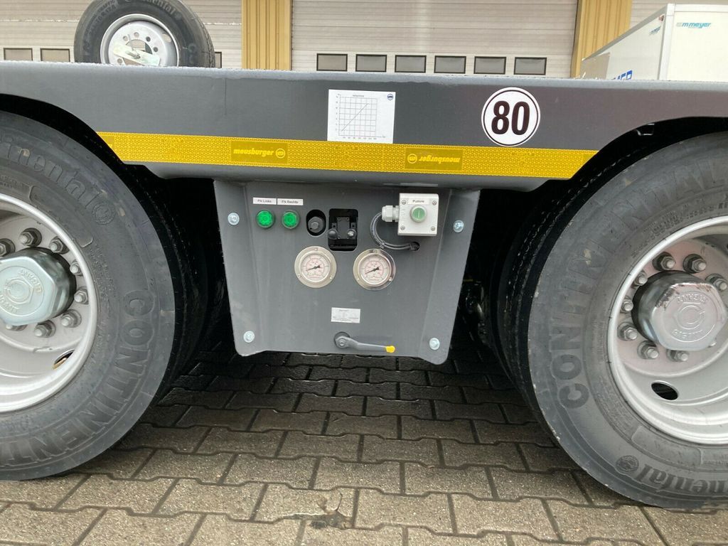 Meusburger 1+3-Achs-Tiefbett-Kombination mit Halbachsen  - Nedbygget platform sættevogn: billede 4 Meusburger 1+3-Achs-Tiefbett-Kombination mit Halbachsen  - Nedbygget platform sættevogn: billede 4