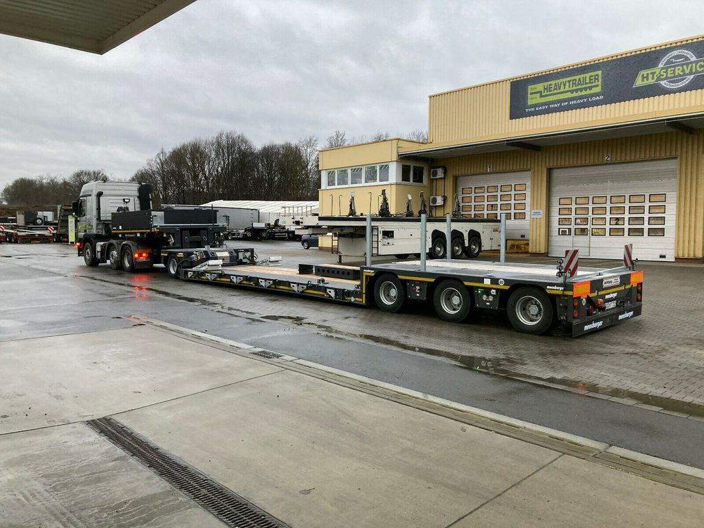 Meusburger 1+3-Achs-Tiefbett-Kombination mit Halbachsen  - Nedbygget platform sættevogn: billede 1 Meusburger 1+3-Achs-Tiefbett-Kombination mit Halbachsen  - Nedbygget platform sættevogn: billede 1