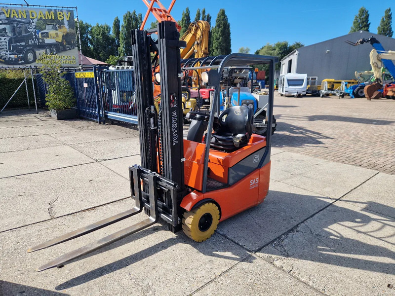 Toyota 1500 kg. elektrisch hefhoogte 5.00m. - El gaffeltruck: billede 2 Toyota 1500 kg. elektrisch hefhoogte 5.00m. - El gaffeltruck: billede 2