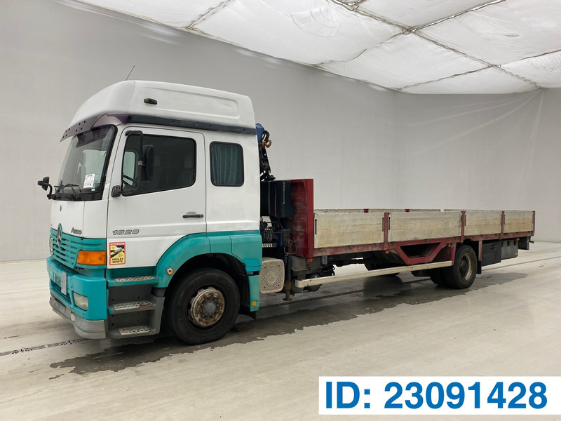 Mercedes-Benz Atego 1828 - Lastbil med lad, Lastbil med kran: billede 1 Mercedes-Benz Atego 1828 - Lastbil med lad, Lastbil med kran: billede 1
