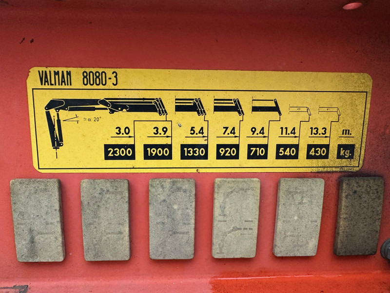 Tipvogn lastbil, Lastbil med kran Mercedes-Benz SK 1831: billede 11