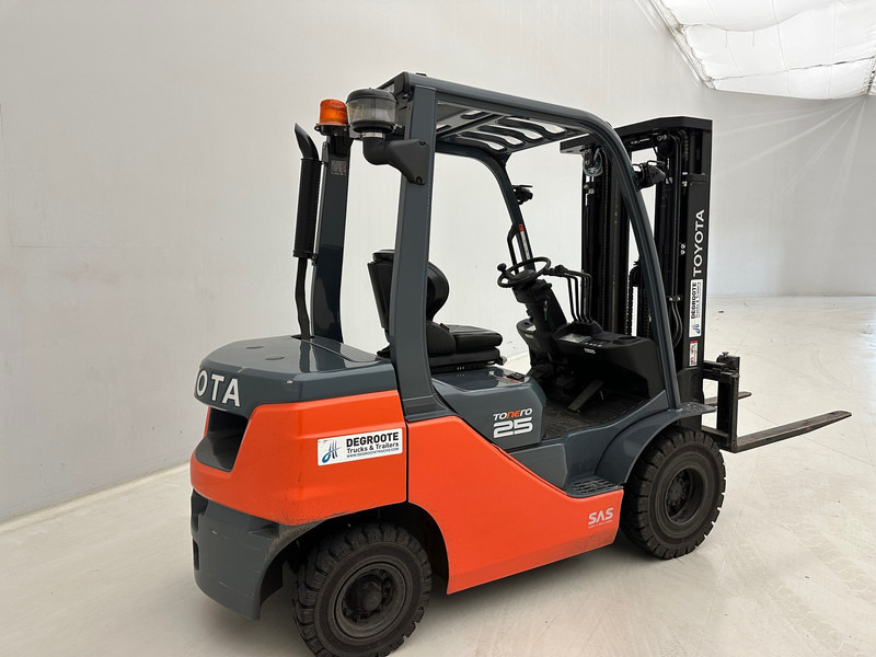 Toyota 2022 Tonero 25 - Diesel gaffeltruck: billede 2 Toyota 2022 Tonero 25 - Diesel gaffeltruck: billede 2