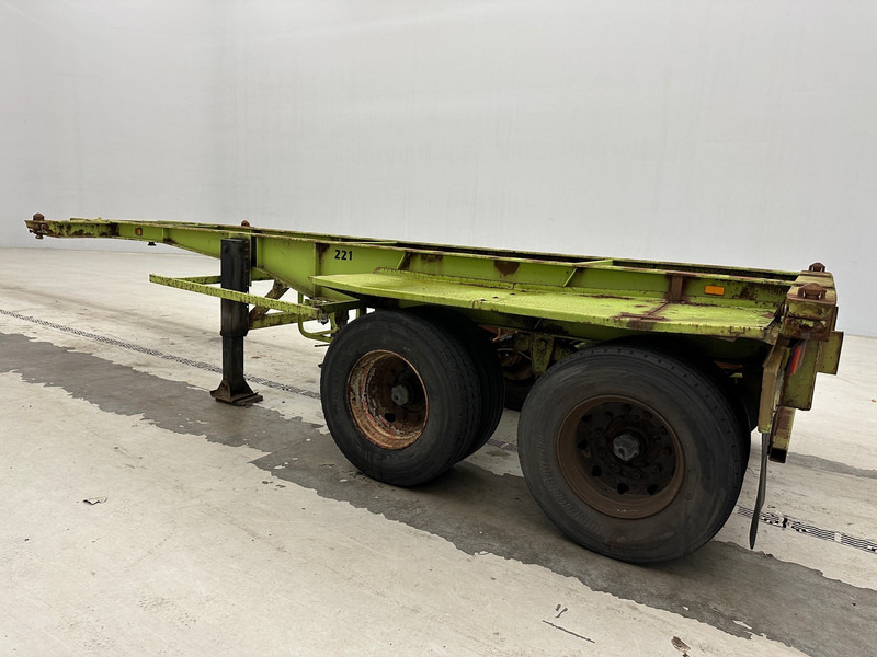 Containerbil/ Veksellad sættevogn Van Hool Skelet 20 ft: billede 7