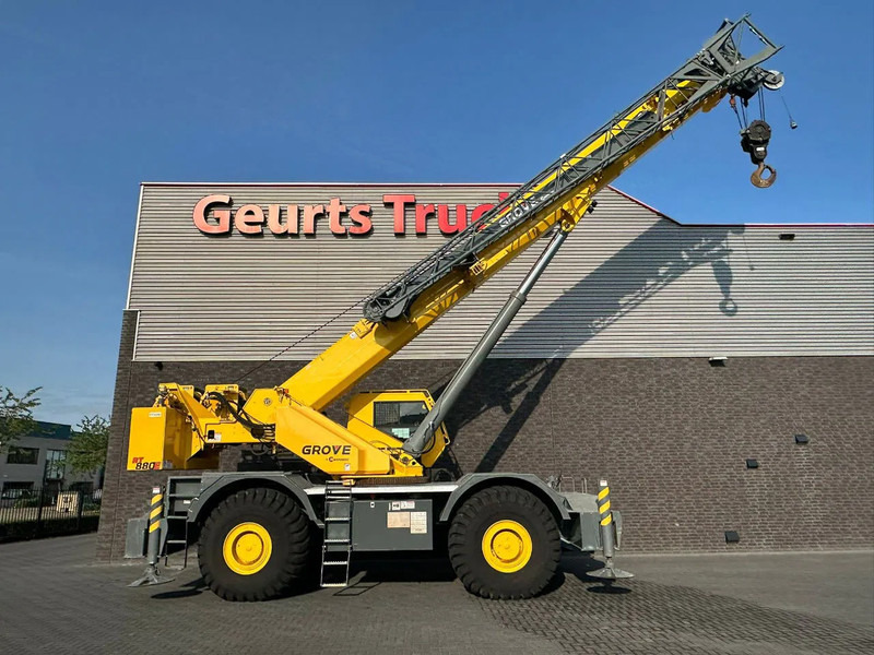 Grove RT880E ROUGH TERRAIN CRANE + JIB + 2 x WINCH - Groft terræn kran: billede 5 Grove RT880E ROUGH TERRAIN CRANE + JIB + 2 x WINCH - Groft terræn kran: billede 5