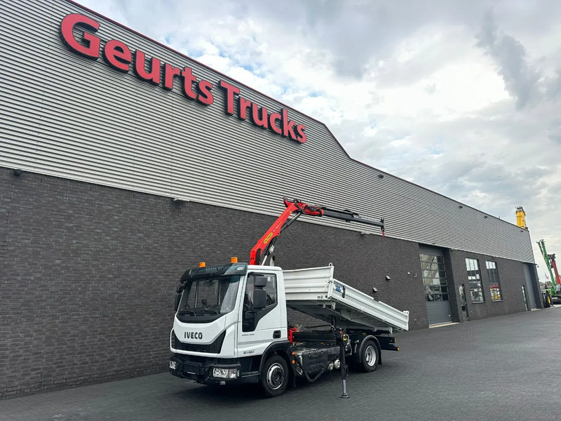Iveco Eurocargo 80-220 - Tipvogn lastbil, Lastbil med kran: billede 2 Iveco Eurocargo 80-220 - Tipvogn lastbil, Lastbil med kran: billede 2