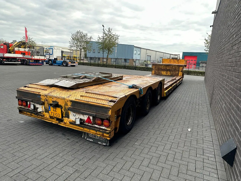 Nooteboom EURO-48-03 DIEPLADER / TIEFLADER / LOW LOADER MET HYDRAULISCH VERING EN STUURASSEN - Nedbygget platform sættevogn: billede 5 Nooteboom EURO-48-03 DIEPLADER / TIEFLADER / LOW LOADER MET HYDRAULISCH VERING EN STUURASSEN - Nedbygget platform sættevogn: billede 5