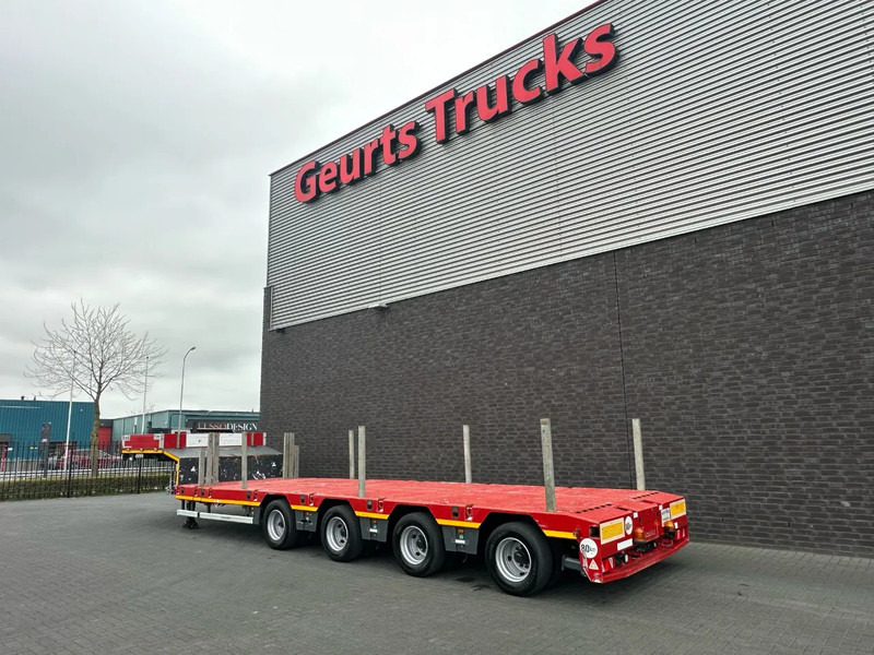 SCHEUERLE EUROAXLE 1T4 4 ASSER UITSCHUIFBARE SEMIE MET 12 TONS HYDRAULICHE EURO ASSEN HYDRAULICH GESTUURD SEMI-DIEPLADER / TIEFLADER / LO - Nedbygget platform sættevogn: billede 3 SCHEUERLE EUROAXLE 1T4 4 ASSER UITSCHUIFBARE SEMIE MET 12 TONS HYDRAULICHE EURO ASSEN HYDRAULICH GESTUURD SEMI-DIEPLADER / TIEFLADER / LO - Nedbygget platform sættevogn: billede 3