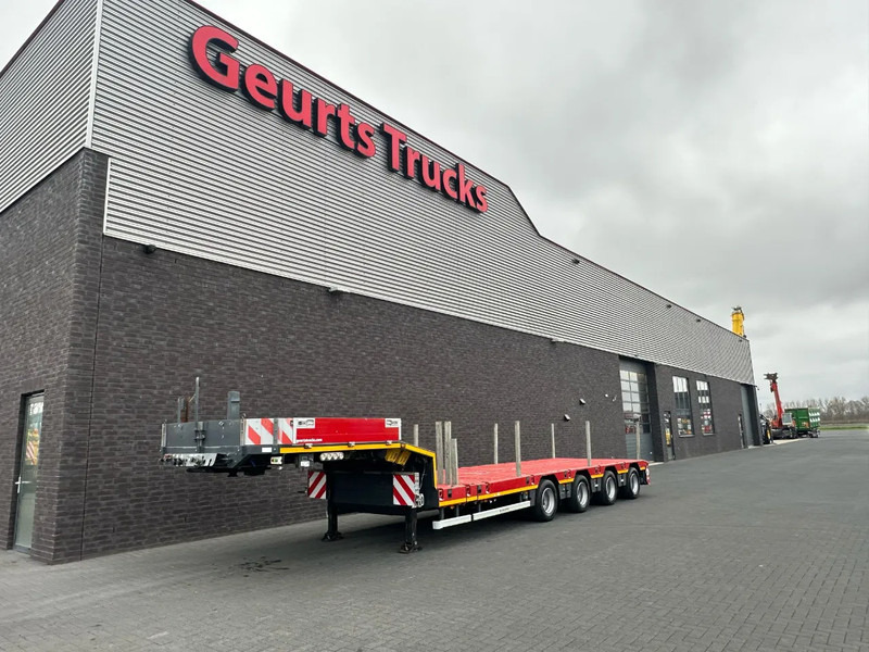 SCHEUERLE EUROAXLE 1T4 4 ASSER UITSCHUIFBARE SEMIE MET 12 TONS HYDRAULICHE EURO ASSEN HYDRAULICH GESTUURD SEMI-DIEPLADER / TIEFLADER / LO - Nedbygget platform sættevogn: billede 2 SCHEUERLE EUROAXLE 1T4 4 ASSER UITSCHUIFBARE SEMIE MET 12 TONS HYDRAULICHE EURO ASSEN HYDRAULICH GESTUURD SEMI-DIEPLADER / TIEFLADER / LO - Nedbygget platform sættevogn: billede 2