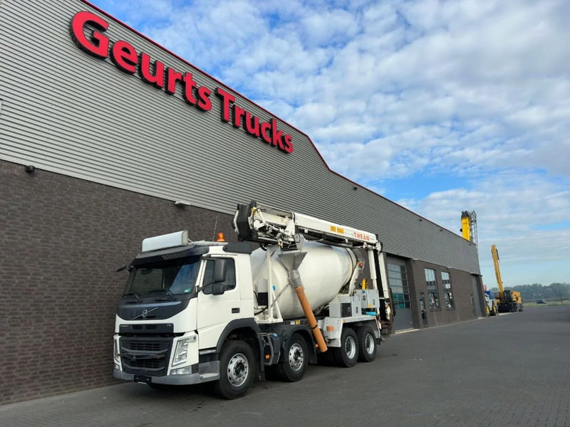 Volvo FM 410 8X4 + STETTER 9 M3 MIXER/MISCHER + THEAM 15 M TRANSPORTBAND/BELT - Betonbil: billede 2 Volvo FM 410 8X4 + STETTER 9 M3 MIXER/MISCHER + THEAM 15 M TRANSPORTBAND/BELT - Betonbil: billede 2