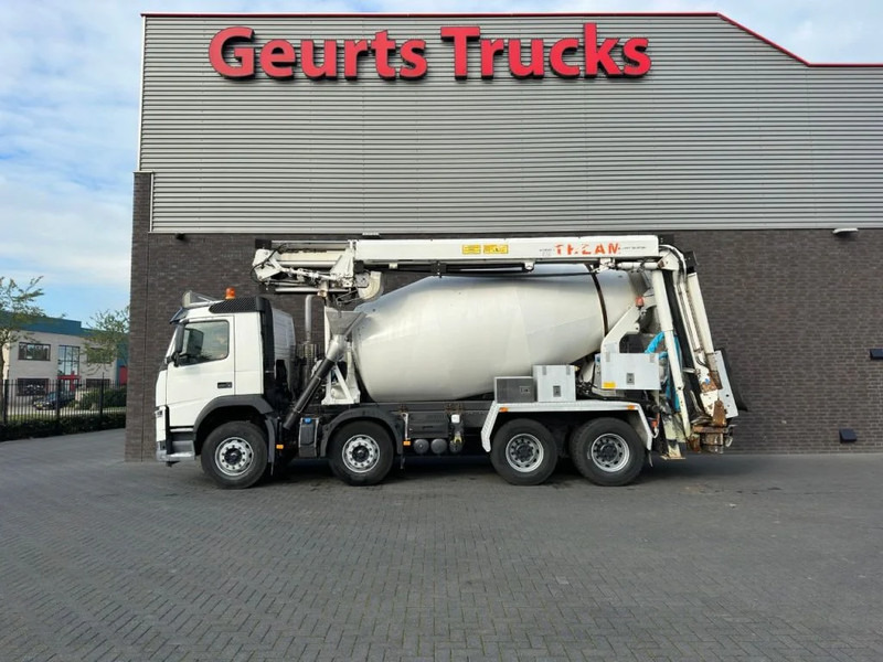 Volvo FM 410 8X4 + STETTER 9 M3 MIXER/MISCHER + THEAM 15 M TRANSPORTBAND/BELT - Betonbil: billede 1 Volvo FM 410 8X4 + STETTER 9 M3 MIXER/MISCHER + THEAM 15 M TRANSPORTBAND/BELT - Betonbil: billede 1