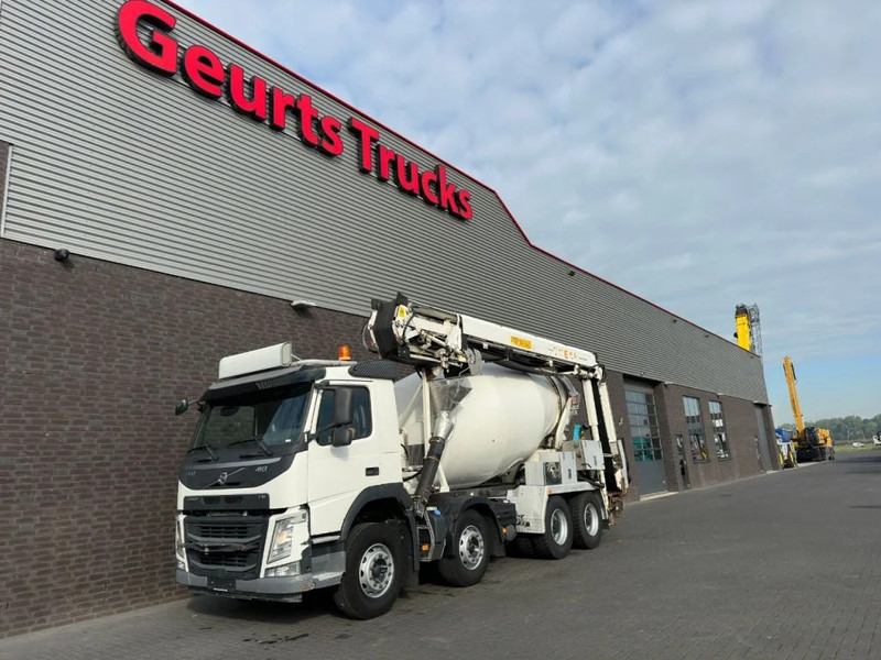 Volvo FM 410 8X4 + STETTER 9 M3 MIXER/MISCHER + THEAM 15 M TRANSPORTBAND/BELT - Betonbil: billede 2 Volvo FM 410 8X4 + STETTER 9 M3 MIXER/MISCHER + THEAM 15 M TRANSPORTBAND/BELT - Betonbil: billede 2