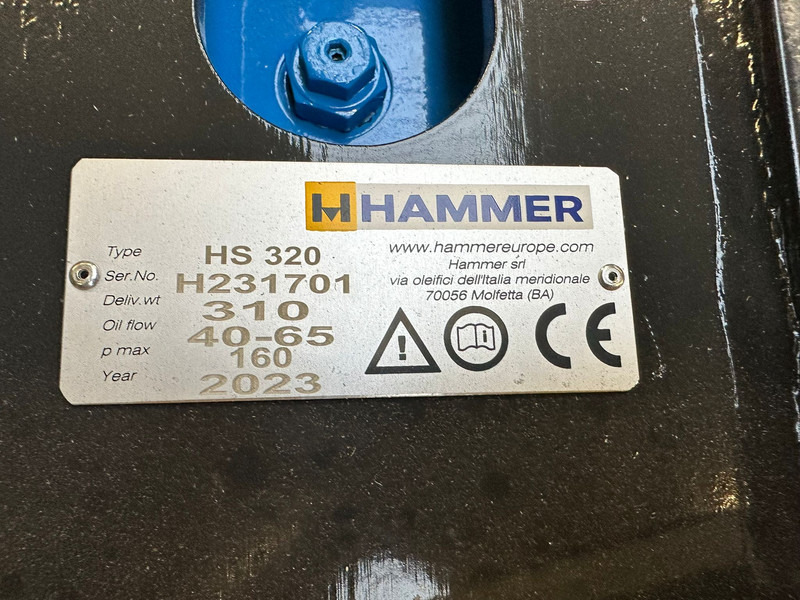 Ny Hydraulisk hammer Hammer HS320: billede 9