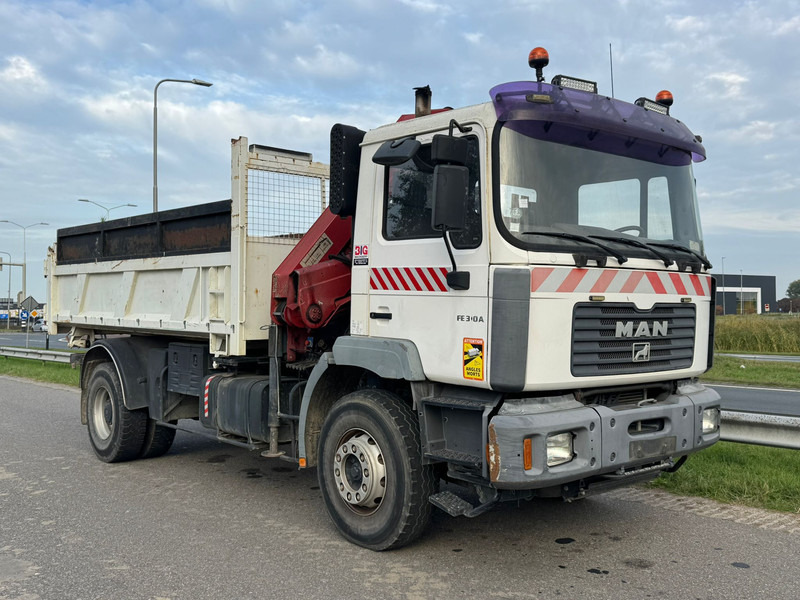 MAN 19.310 4x2 Kipper with HMF 1463K2 Crane - Tipvogn lastbil, Lastbil med kran: billede 3 MAN 19.310 4x2 Kipper with HMF 1463K2 Crane - Tipvogn lastbil, Lastbil med kran: billede 3