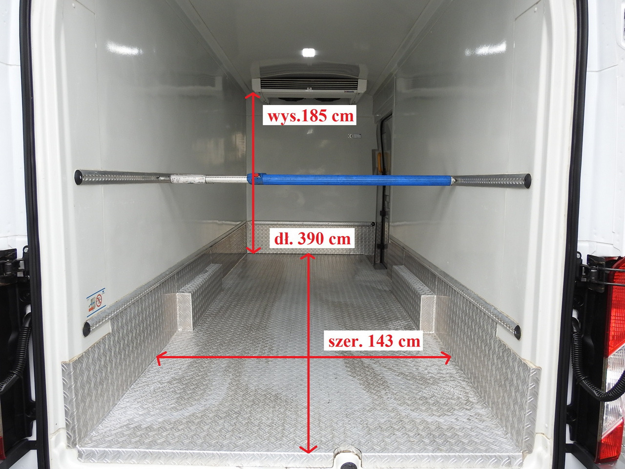 Kølebil FORD TRANSIT REFRIGERATOR VAN 0*C HEATING FUNCTION POWER SUPPLY 230V CRUISE CONTROL NAVIGATION AIR CONDITIONING LED LIGHTS  130HP: billede 13