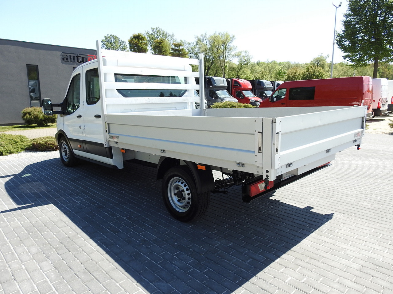Mandskabsbil FORD TRANSIT STAKE BODY DOUBLE CABIN DOKA 7 SEATS AIR CONDITIONING  130HP: billede 9