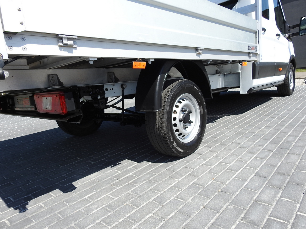 Mandskabsbil FORD TRANSIT STAKE BODY DOUBLE CABIN DOKA 7 SEATS AIR CONDITIONING  130HP: billede 16