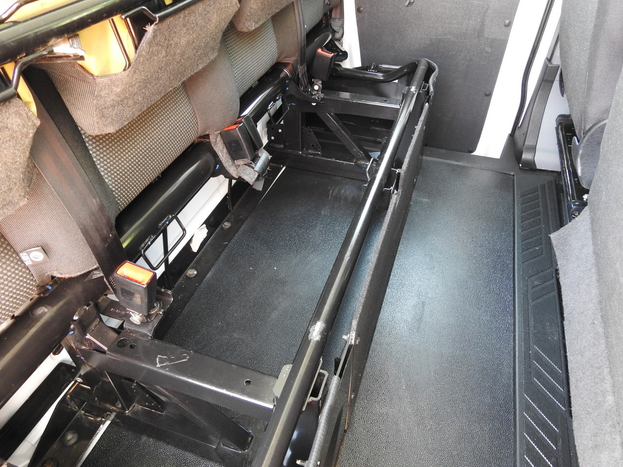 Mandskabsbil FORD TRANSIT STAKE BODY DOUBLE CABIN DOKA 7 SEATS AIR CONDITIONING  130HP: billede 35