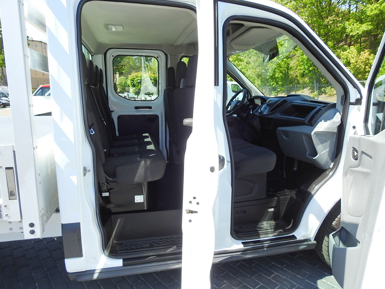 Mandskabsbil FORD TRANSIT STAKE BODY DOUBLE CABIN DOKA 7 SEATS AIR CONDITIONING  130HP: billede 32