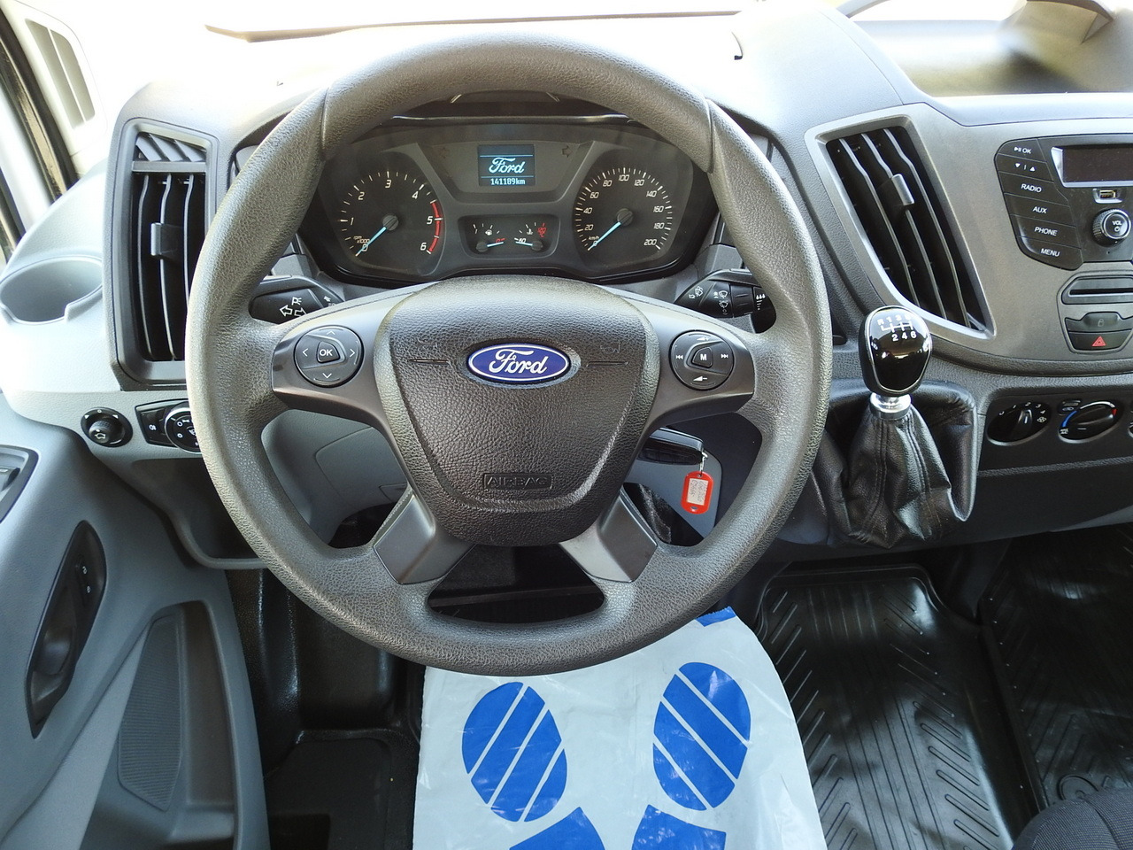 Mandskabsbil FORD TRANSIT STAKE BODY DOUBLE CABIN DOKA 7 SEATS AIR CONDITIONING  130HP: billede 24