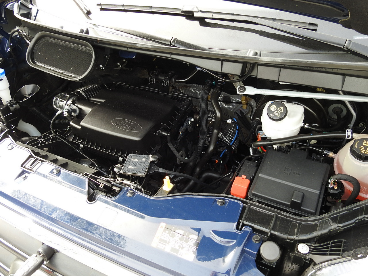 Mandskabsbil FORD TRANSIT STAKE BODY DOUBLE CABIN DOKA 7 SEATS CRUISE CONTROL AIR CONDITIONING LED LIGHTS  130HP: billede 22