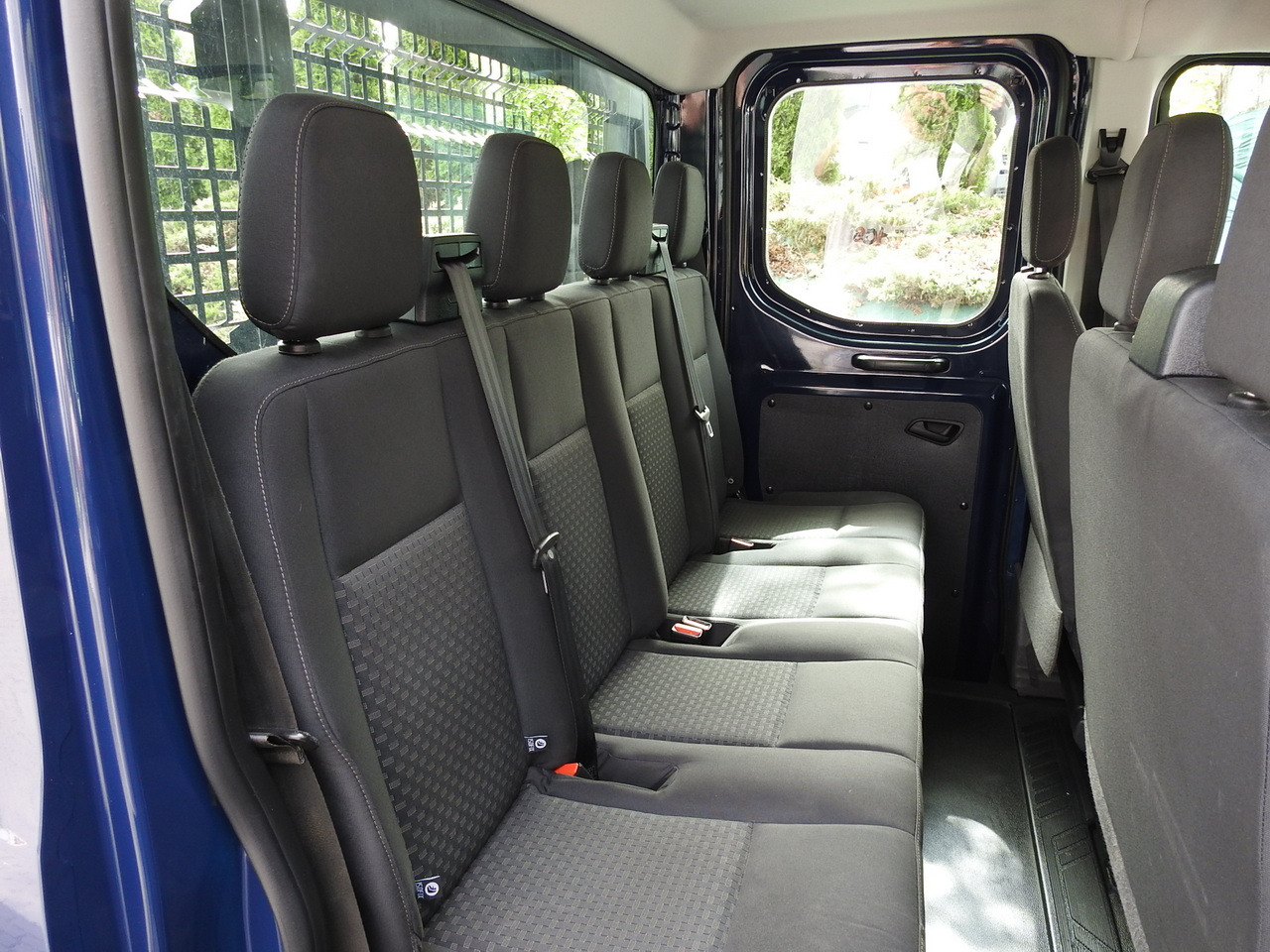 Mandskabsbil FORD TRANSIT STAKE BODY DOUBLE CABIN DOKA 7 SEATS CRUISE CONTROL AIR CONDITIONING LED LIGHTS  130HP: billede 41