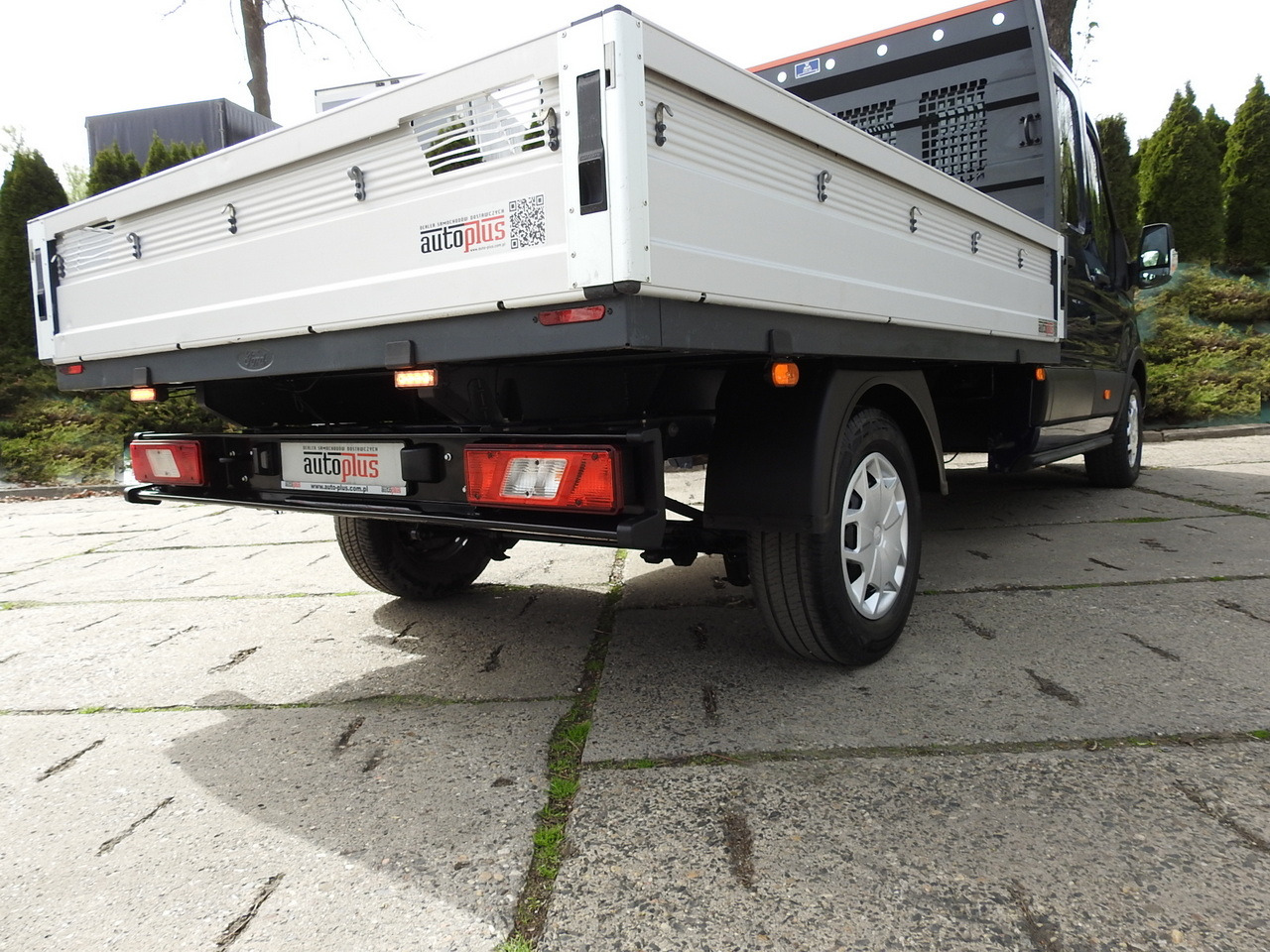 Mandskabsbil FORD TRANSIT STAKE BODY DOUBLE CABIN DOKA 7 SEATS CRUISE CONTROL AIR CONDITIONING LED LIGHTS  130HP: billede 21