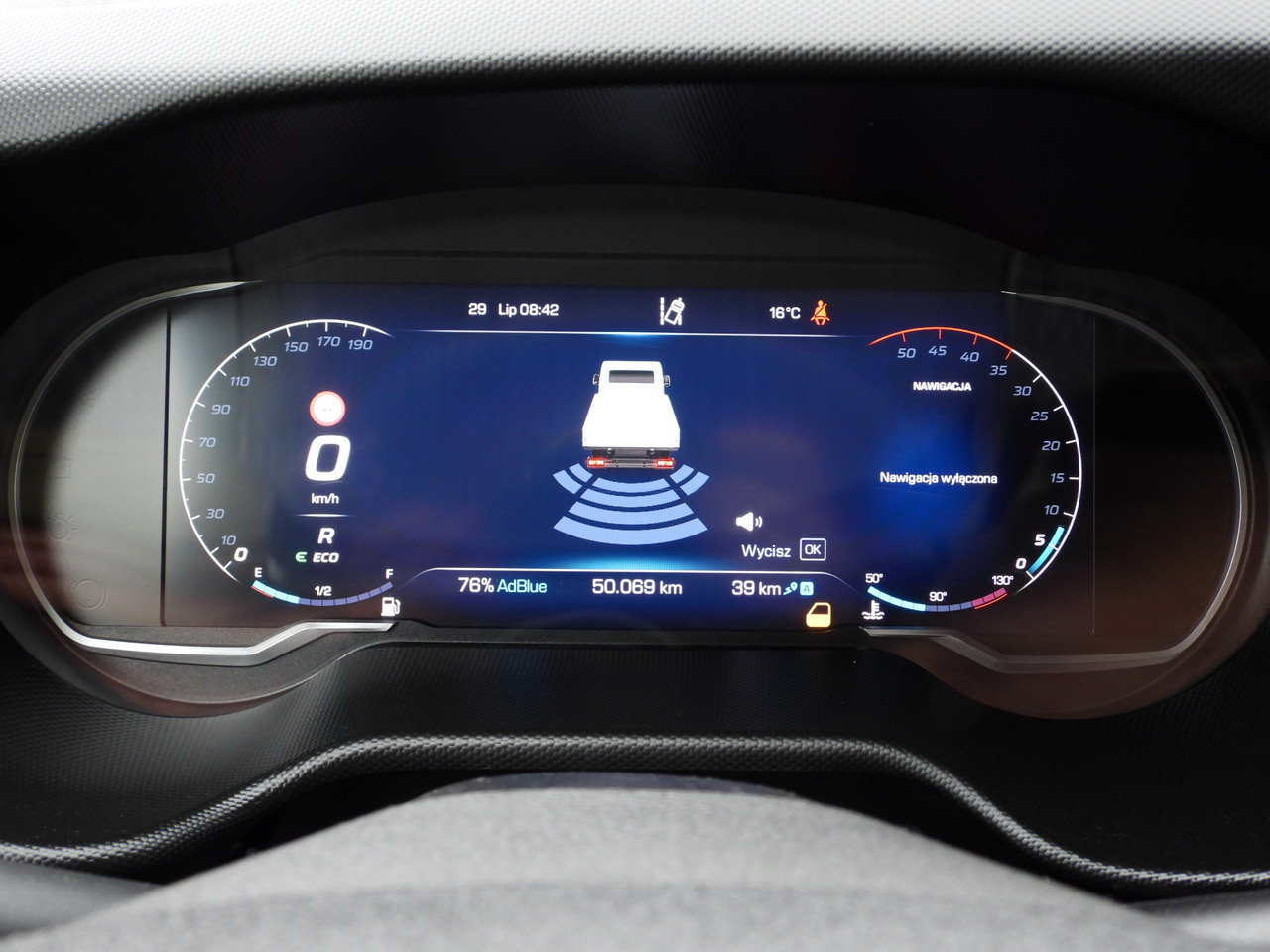 Varebil med kasse IVECO DAILY 35S18 BOX HI-MATIC LIFT 8 PALLETS CRUISE CONTROL NAVIGATION LED LIGHTS PNEUMATICS AUTOMATIC TRANSMISSION HI-MATIC AIR CONDITIONING  180HP: billede 48