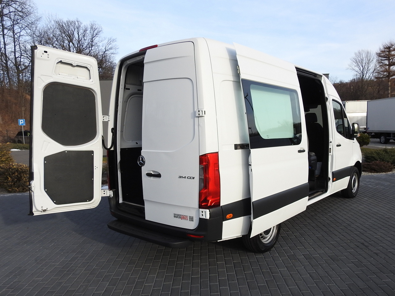 MERCEDES SPRINTER 314 BOX DELIVERY VAN 6 SEATS CRUISE CONTROL AIR CONDITIONING  140HP - Varevogn: billede 3 MERCEDES SPRINTER 314 BOX DELIVERY VAN 6 SEATS CRUISE CONTROL AIR CONDITIONING  140HP - Varevogn: billede 3