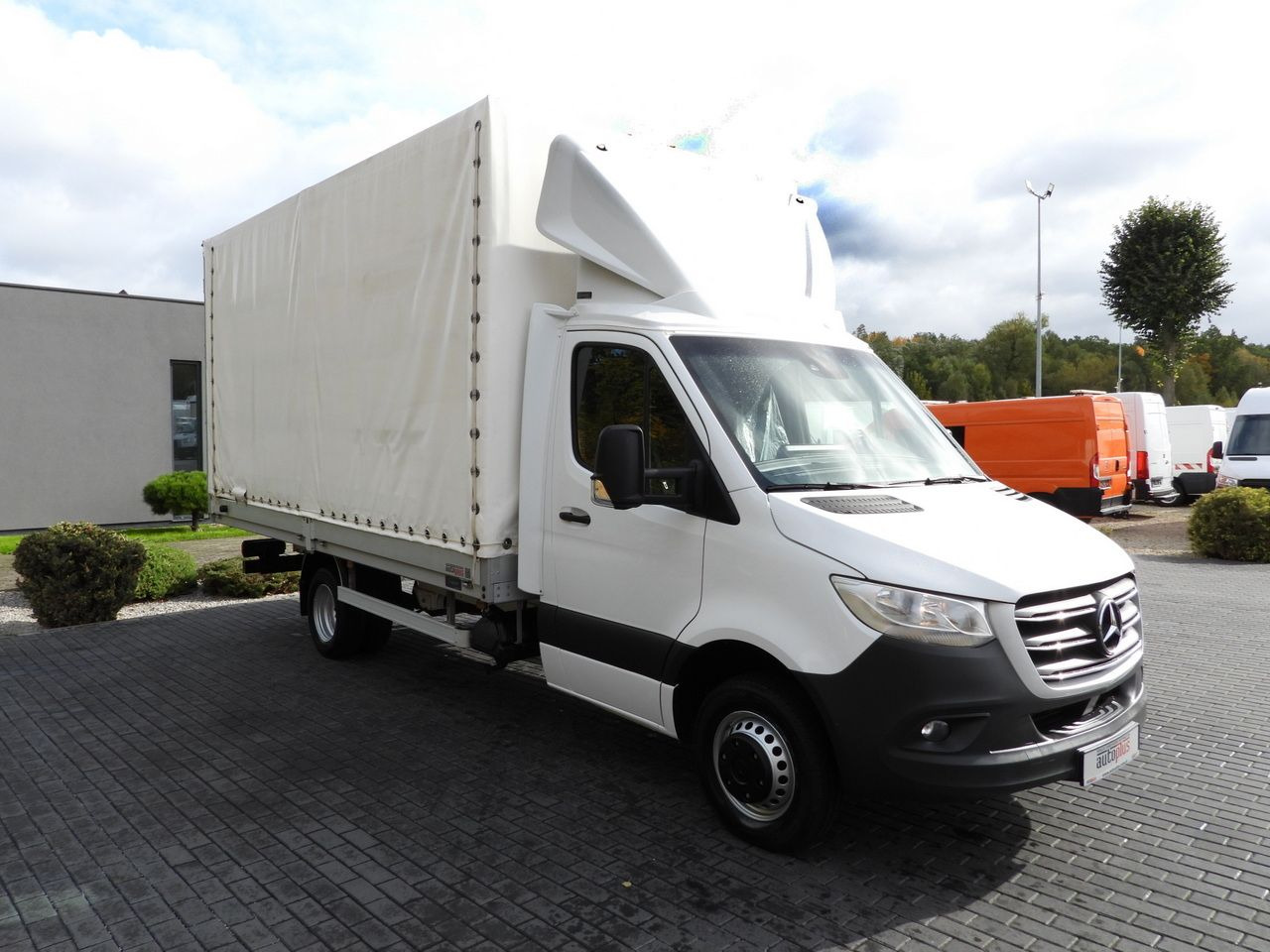 MERCEDES SPRINTER 316 TARPAULIN 10 PALLETS TWIN WHEELS AIR CONDITIONING 165HP - Varebil med presenning: billede 4 MERCEDES SPRINTER 316 TARPAULIN 10 PALLETS TWIN WHEELS AIR CONDITIONING 165HP - Varebil med presenning: billede 4