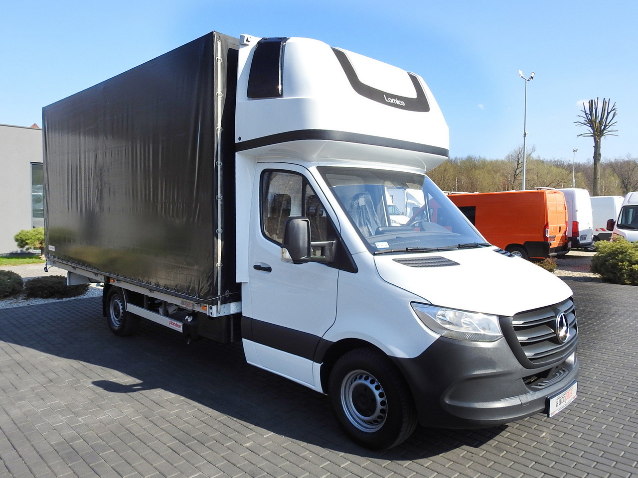 MERCEDES SPRINTER 316 TARPAULIN 10 PALLETS WEBASTO AIR CONDITIONING 165HP - Varebil med presenning: billede 4 MERCEDES SPRINTER 316 TARPAULIN 10 PALLETS WEBASTO AIR CONDITIONING 165HP - Varebil med presenning: billede 4
